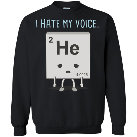 Sweatshirts Black / S I Hate My Voice Crewneck Sweatshirt