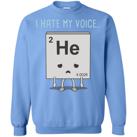 Sweatshirts Carolina Blue / S I Hate My Voice Crewneck Sweatshirt