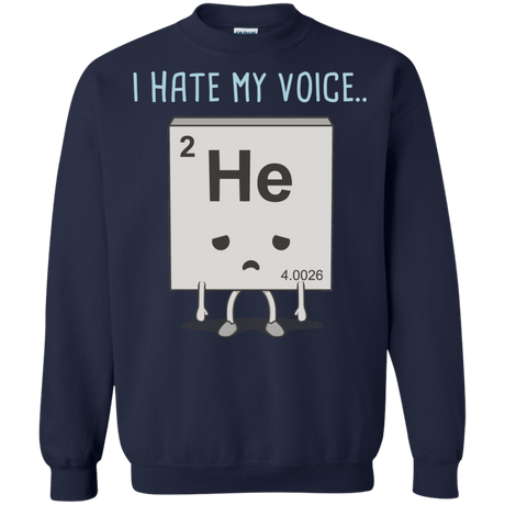 Sweatshirts Navy / S I Hate My Voice Crewneck Sweatshirt