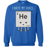 Sweatshirts Royal / S I Hate My Voice Crewneck Sweatshirt