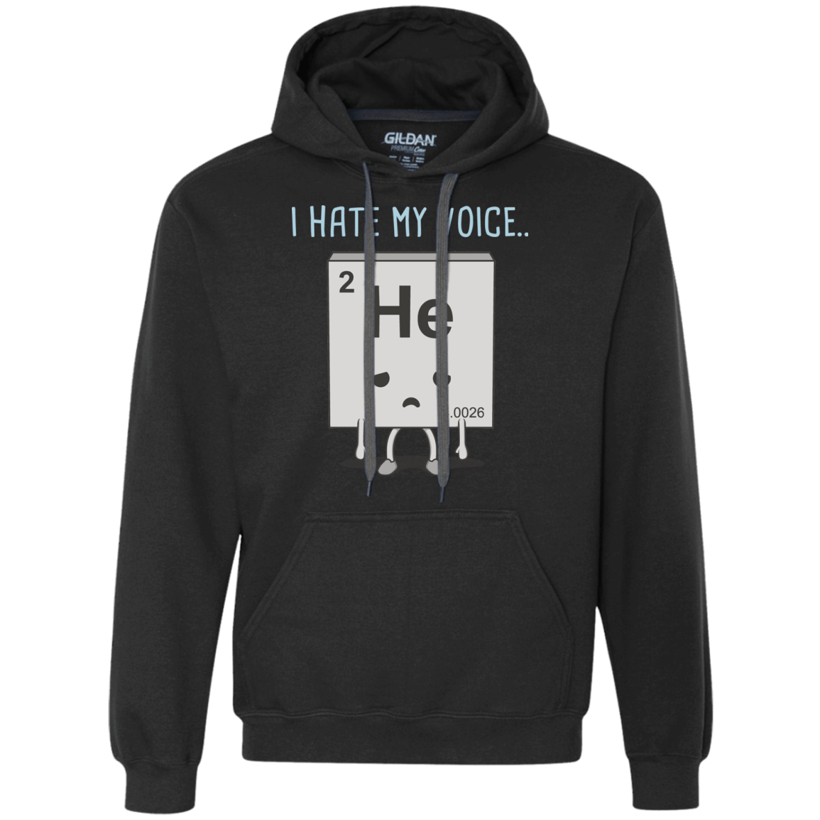 Sweatshirts Black / S I Hate My Voice Premium Fleece Hoodie