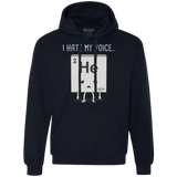 Sweatshirts Navy / S I Hate My Voice Premium Fleece Hoodie