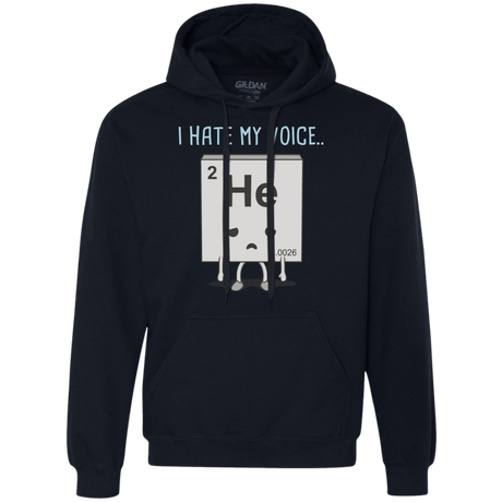 Sweatshirts Navy / S I Hate My Voice Premium Fleece Hoodie