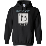 Sweatshirts Black / S I Hate My Voice Pullover Hoodie