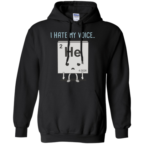Sweatshirts Black / S I Hate My Voice Pullover Hoodie