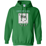 Sweatshirts Irish Green / S I Hate My Voice Pullover Hoodie