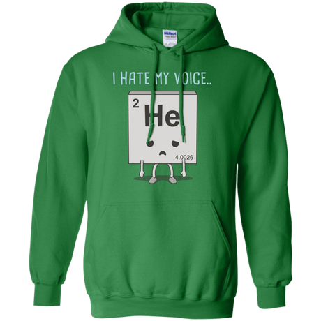 Sweatshirts Irish Green / S I Hate My Voice Pullover Hoodie