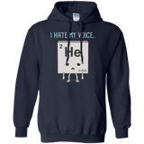 Sweatshirts Navy / S I Hate My Voice Pullover Hoodie