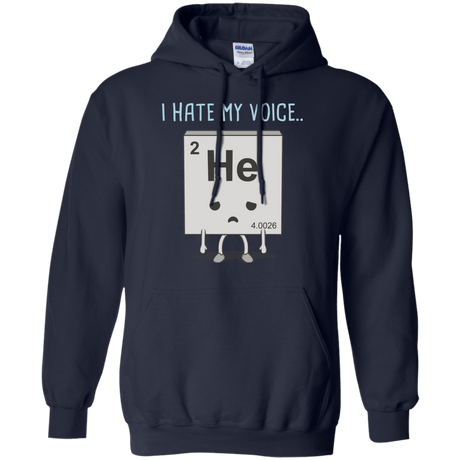 Sweatshirts Navy / S I Hate My Voice Pullover Hoodie
