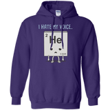 Sweatshirts Purple / S I Hate My Voice Pullover Hoodie