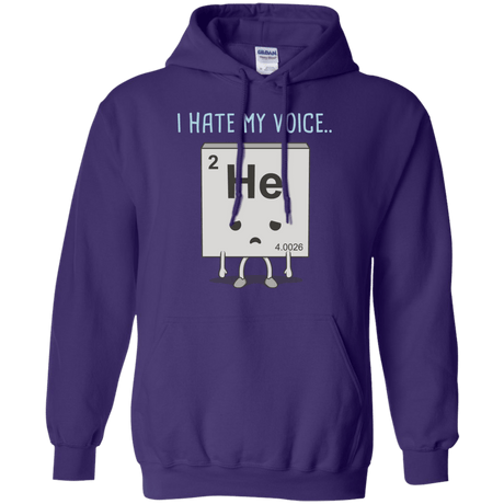 Sweatshirts Purple / S I Hate My Voice Pullover Hoodie