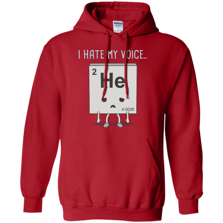 Sweatshirts Red / S I Hate My Voice Pullover Hoodie