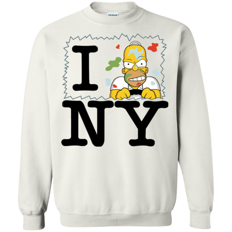 Sweatshirts White / S I Hate NY Crewneck Sweatshirt