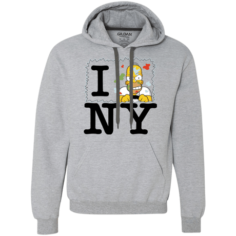 Sweatshirts Sport Grey / S I Hate NY Premium Fleece Hoodie