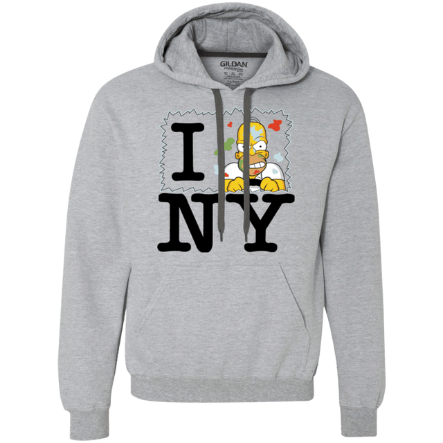 Sweatshirts Sport Grey / S I Hate NY Premium Fleece Hoodie