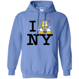 Sweatshirts Carolina Blue / S I Hate NY Pullover Hoodie