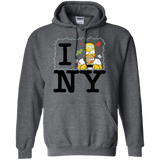 Sweatshirts Dark Heather / S I Hate NY Pullover Hoodie