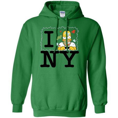 Sweatshirts Irish Green / S I Hate NY Pullover Hoodie