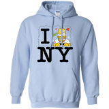 Sweatshirts Light Blue / S I Hate NY Pullover Hoodie