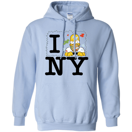 Sweatshirts Light Blue / S I Hate NY Pullover Hoodie