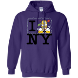 Sweatshirts Purple / S I Hate NY Pullover Hoodie