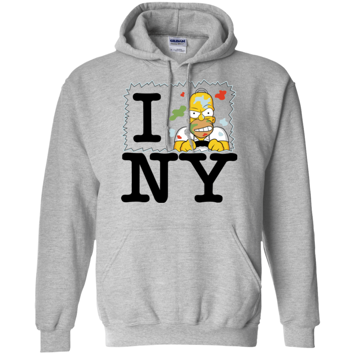 Sweatshirts Sport Grey / S I Hate NY Pullover Hoodie