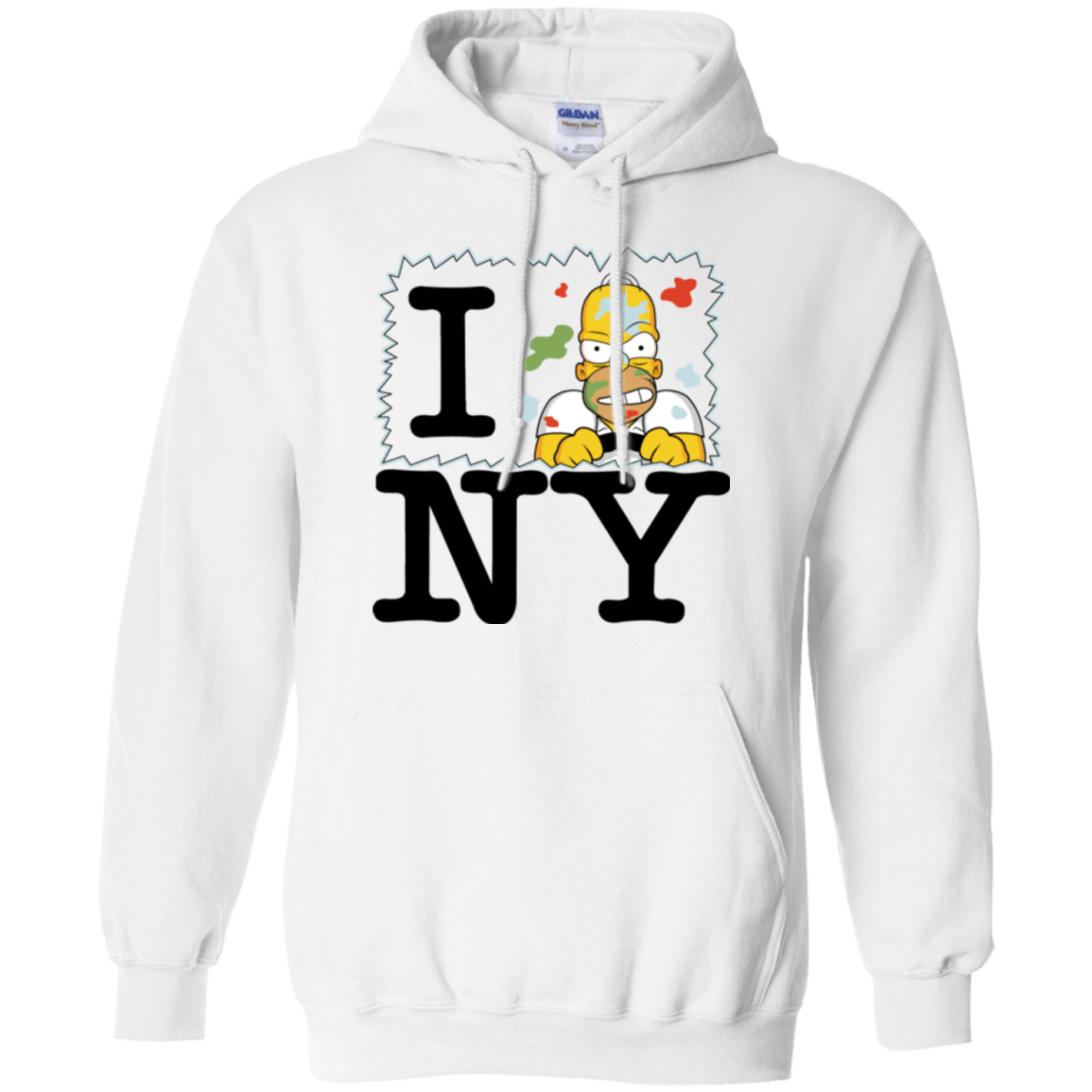 Sweatshirts White / S I Hate NY Pullover Hoodie