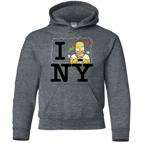 Sweatshirts Dark Heather / YS I Hate NY Youth Hoodie