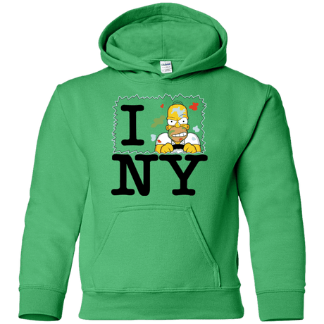 Sweatshirts Irish Green / YS I Hate NY Youth Hoodie