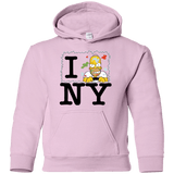 Sweatshirts Light Pink / YS I Hate NY Youth Hoodie