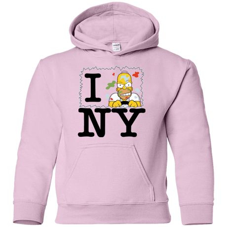 Sweatshirts Light Pink / YS I Hate NY Youth Hoodie