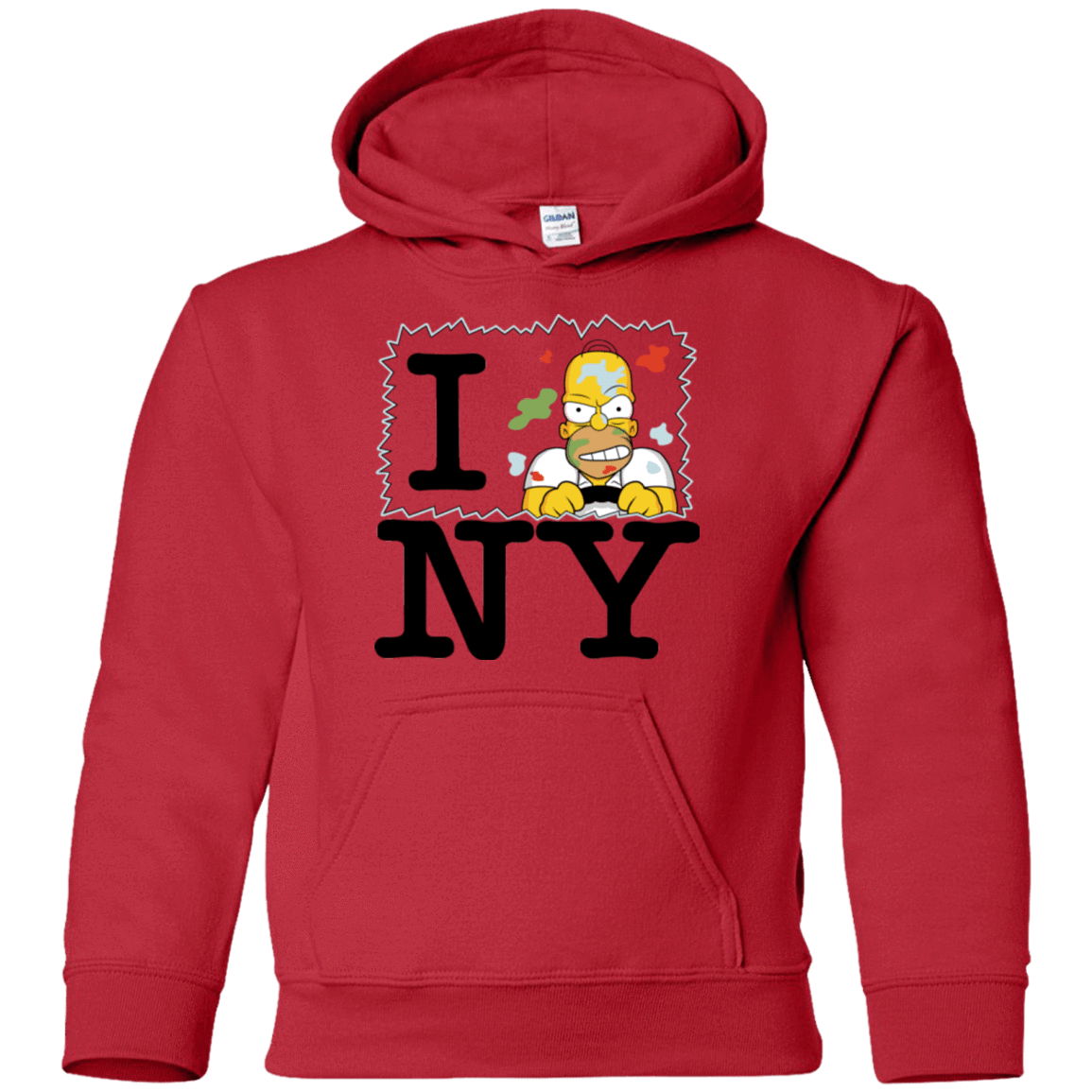Sweatshirts Red / YS I Hate NY Youth Hoodie