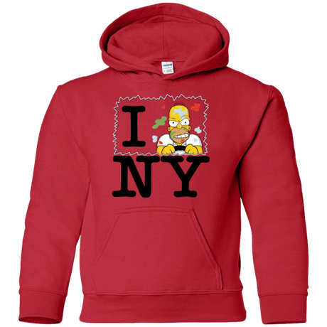 Sweatshirts Red / YS I Hate NY Youth Hoodie