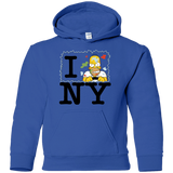 Sweatshirts Royal / YS I Hate NY Youth Hoodie