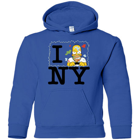 Sweatshirts Royal / YS I Hate NY Youth Hoodie