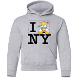 Sweatshirts Sport Grey / YS I Hate NY Youth Hoodie