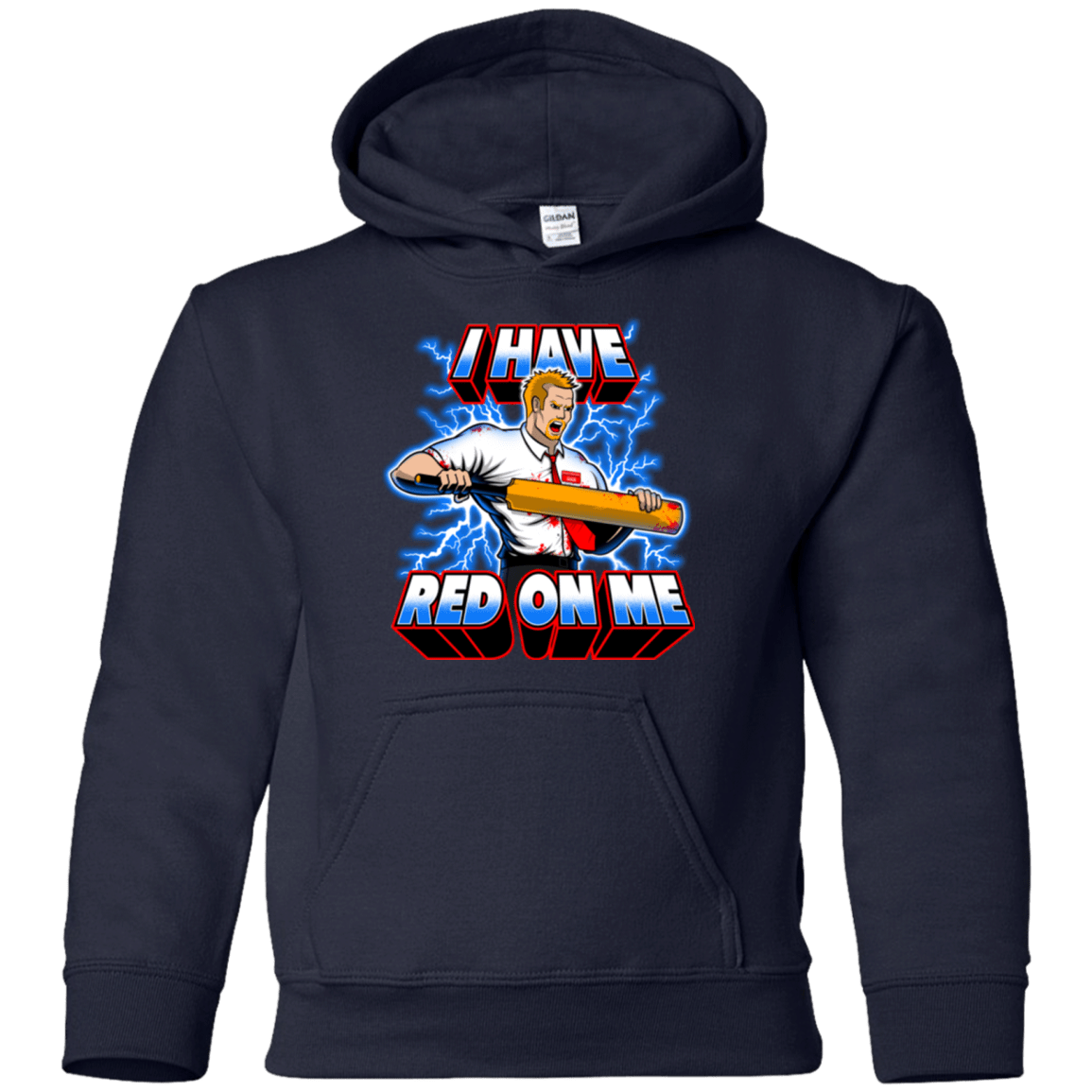 Sweatshirts Navy / YS I have red on me Youth Hoodie