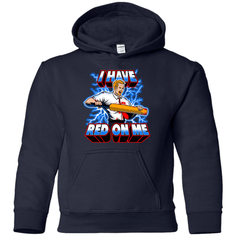 Sweatshirts Navy / YS I have red on me Youth Hoodie
