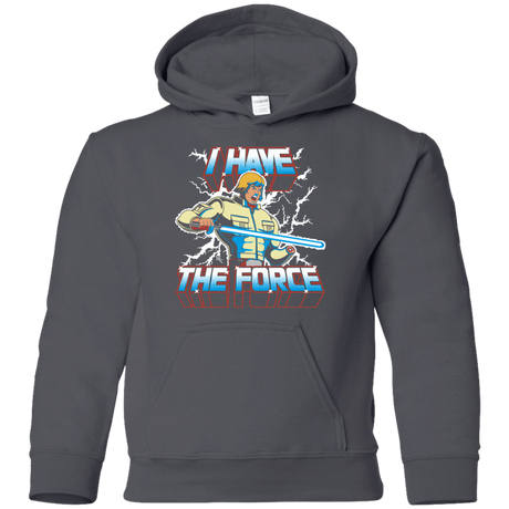 Sweatshirts Charcoal / YS I Have the Force Youth Hoodie