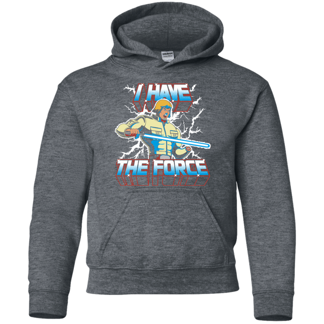 Sweatshirts Dark Heather / YS I Have the Force Youth Hoodie