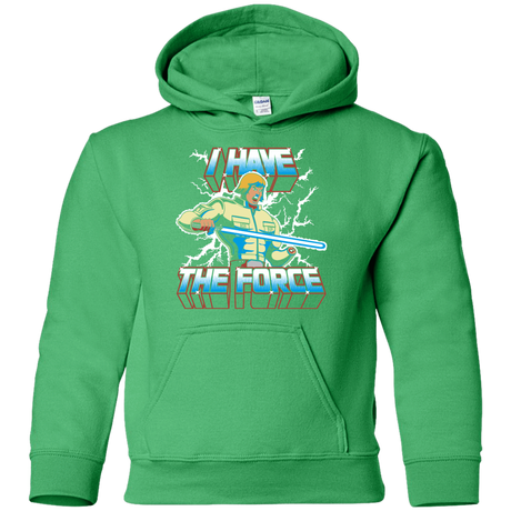 Sweatshirts Irish Green / YS I Have the Force Youth Hoodie