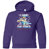 Sweatshirts Purple / YS I Have the Force Youth Hoodie