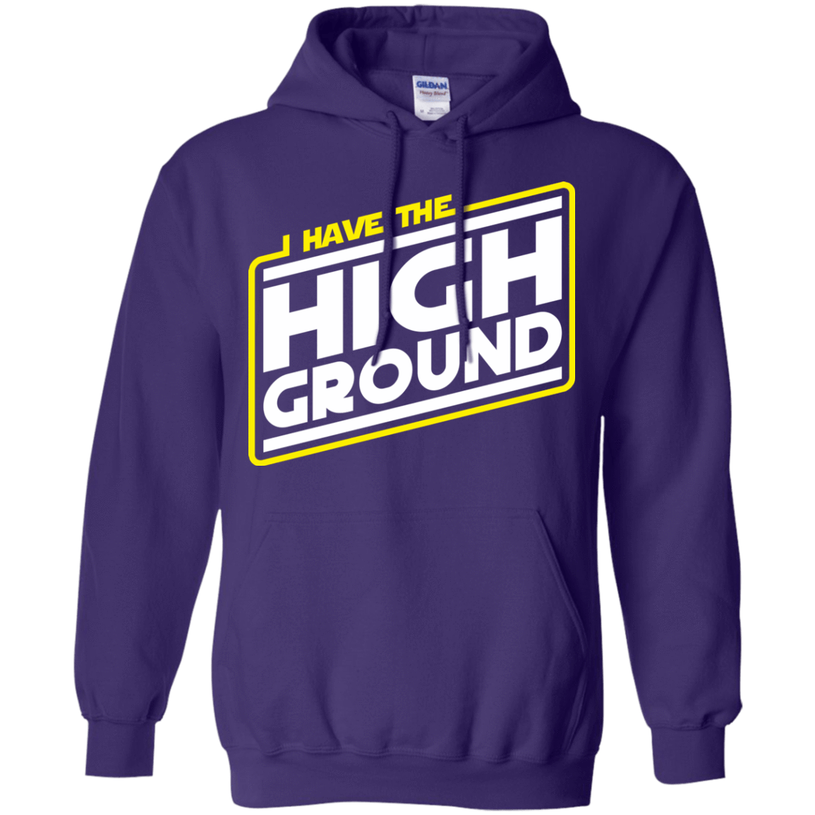 Sweatshirts Purple / S I Have the High Ground Pullover Hoodie