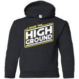 Sweatshirts Black / YS I Have the High Ground Youth Hoodie