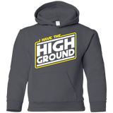 Sweatshirts Charcoal / YS I Have the High Ground Youth Hoodie