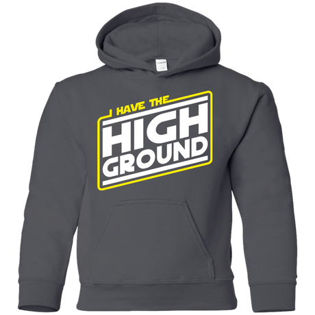 Sweatshirts Charcoal / YS I Have the High Ground Youth Hoodie