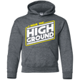 Sweatshirts Dark Heather / YS I Have the High Ground Youth Hoodie