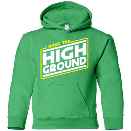 Sweatshirts Irish Green / YS I Have the High Ground Youth Hoodie