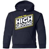 Sweatshirts Navy / YS I Have the High Ground Youth Hoodie