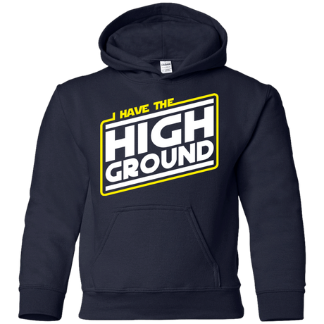 Sweatshirts Navy / YS I Have the High Ground Youth Hoodie